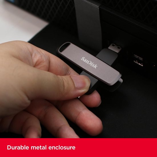 USB C en A Flash Drive - Dual Drive Geheugenstick - Bestanden Overzetten - Hoge Snelheid - 256 GB - Zwart — afbeelding 5