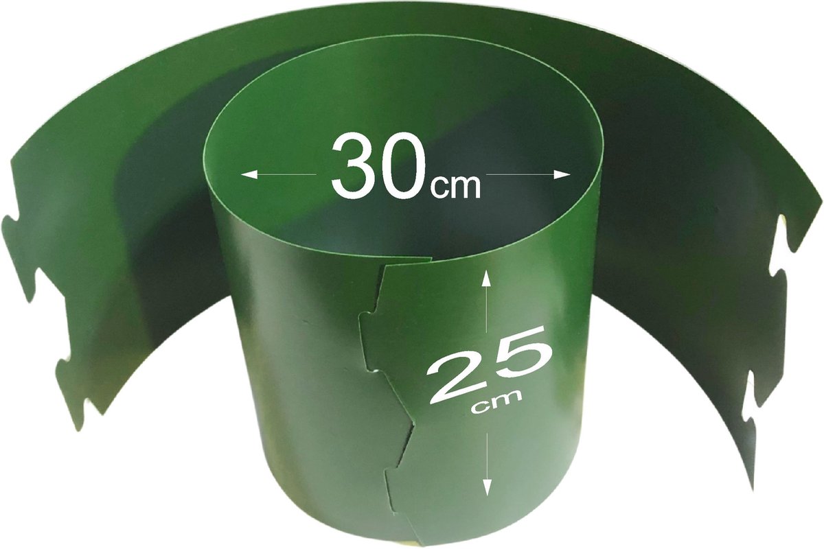 Merkloze Groeipotten 30x25cm voor Groenten - Hard PVC