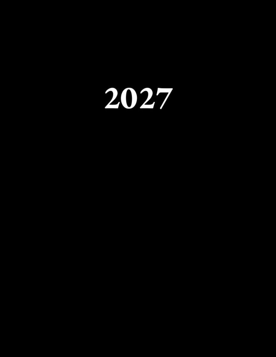 Agenda 2027 giornaliera A4 - zwarte cover - 1 pagina per dag - met To Do List en doelen - ShopVlot