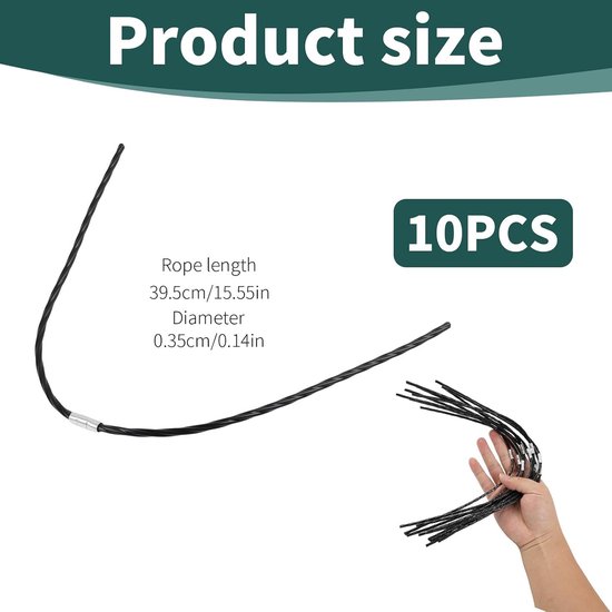 10 reservedraden voor grasmaaiers, extra sterke trimmerlijn, 37 cm x 3,5 mm, compatibel met AFS 23-37 bosmaaier, efficiënte snijaccessoires — afbeelding 4