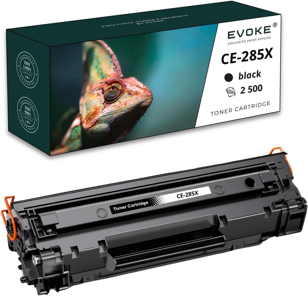 Toner zwart - 2500 pagina's - compatibel met HP CE285X - hoogwaardige afdrukkwaliteit - SnelShoppen