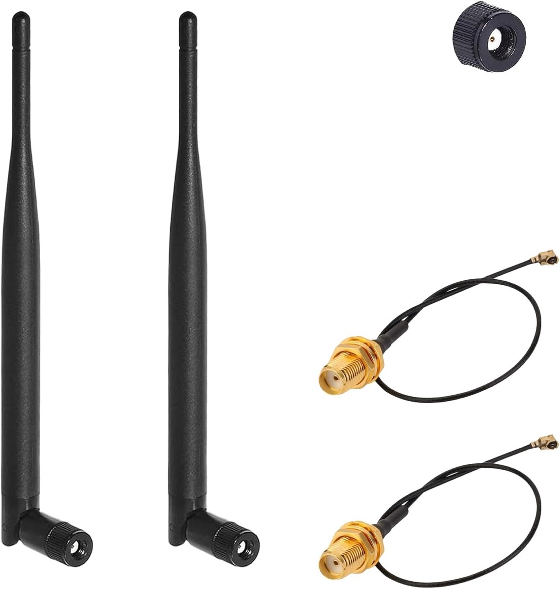 2 stuks 900/915/920MHz antenne 6dBi, compatibel met LoRa antenne 868 MHz, SMA antennes omni directioneel, 868 MHz antennes voor gateway, router en IoT-toepassingen