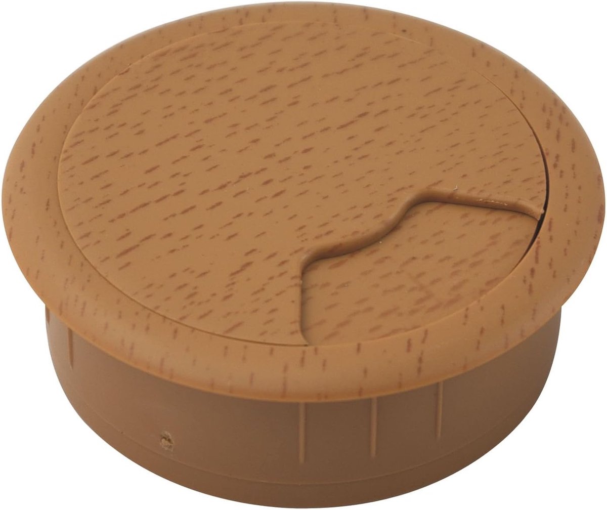 vasalat Kabeldoorvoer 80 mm rond, 1 stuk kabeldoorvoer beuken