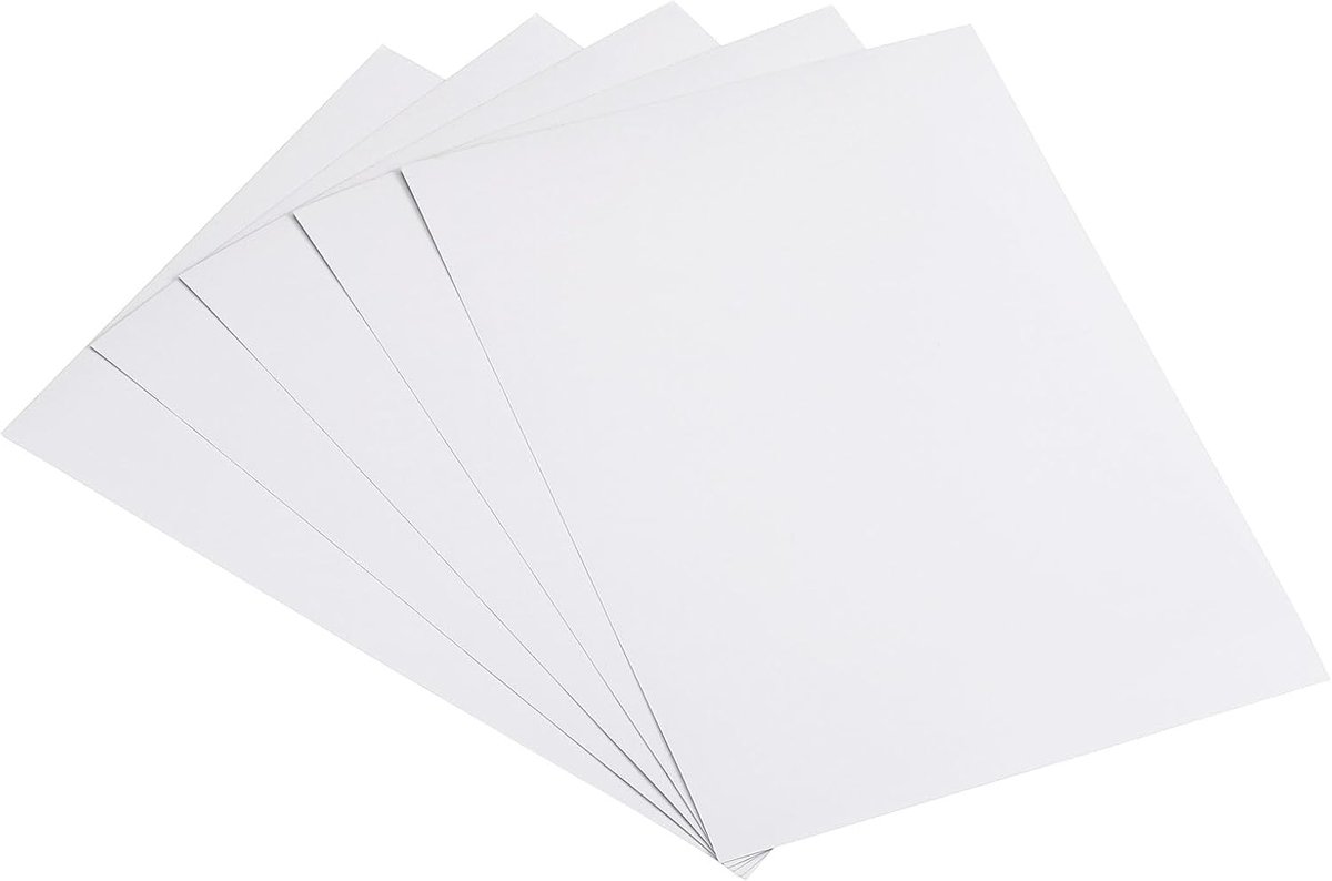 A5 cyanotype papier, 12 vellen 8,3 x 5,7 inch zon print zonne-tekening papier gevoeligheid natuur afdrukken papier voor kunst ambachten DIY project, wit