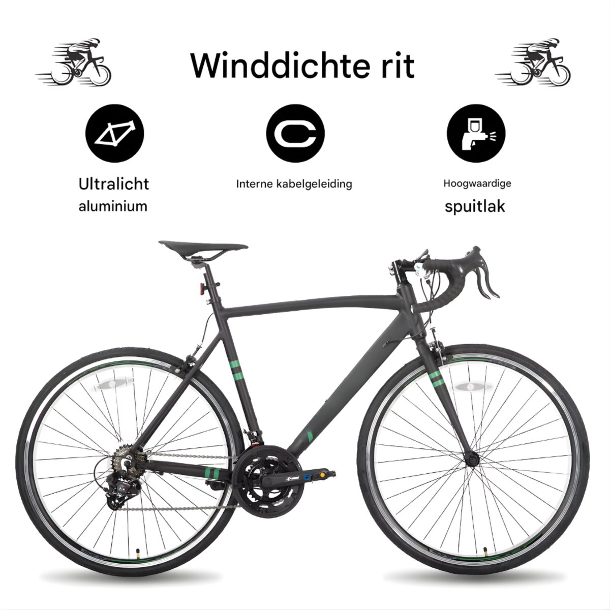 Happiq Racefiets - Voor heren thumbnail 3