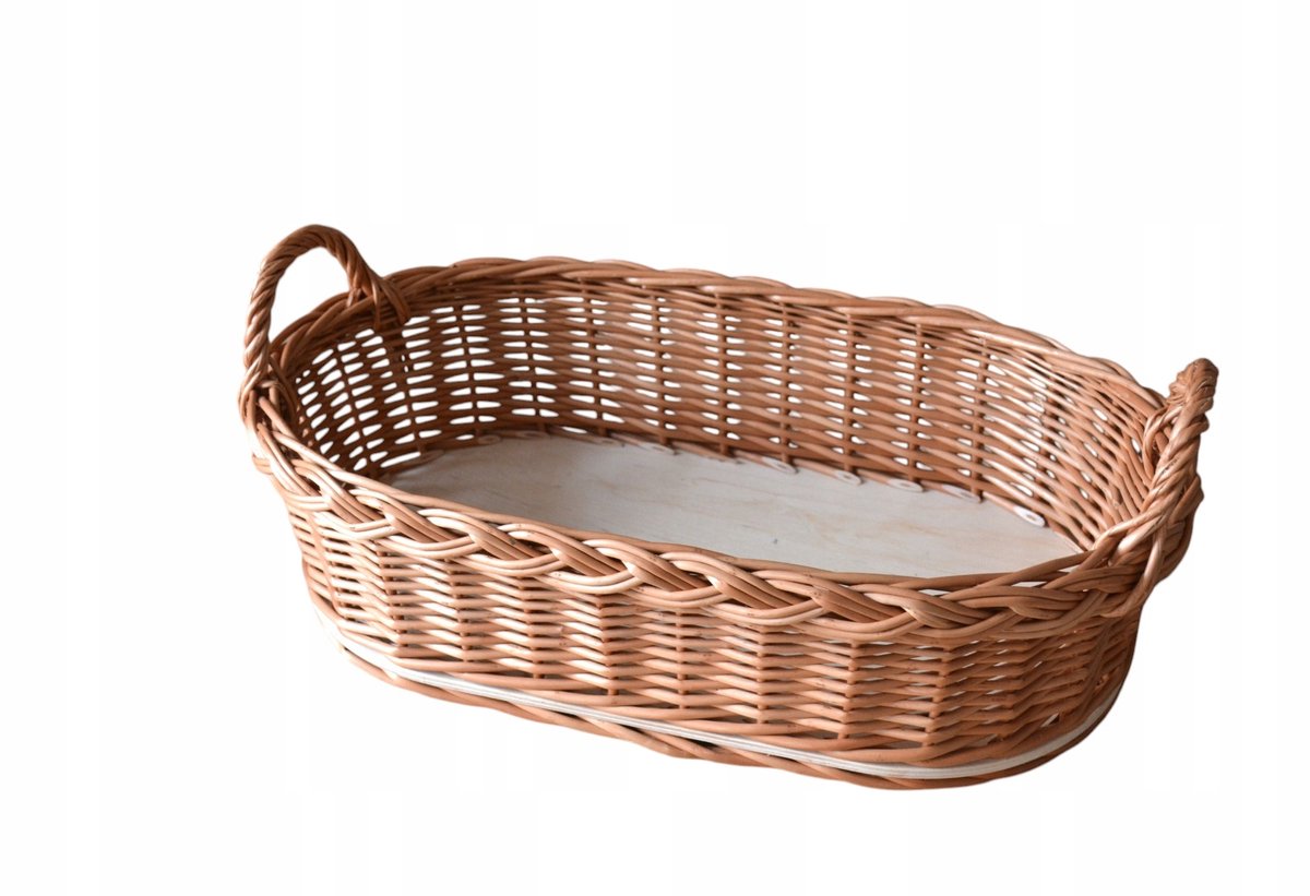 Grote Ovale Rietmand met Handvatten - Voor Fruit, Brood, Keuken