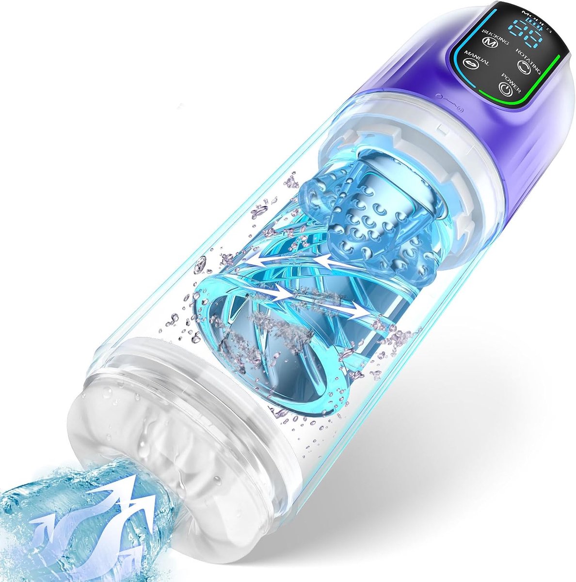 Automatische masturbator voor mannen - 10 vibratiemodi - waterdicht - handsfree genot - ShopVlot