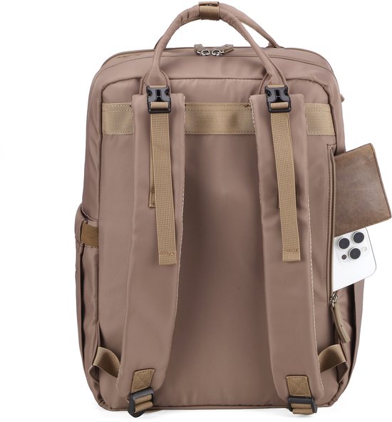 Brisby slijtvaste Luiertas - verzorgingstas - met buggymontage - Rose Gold van Brisby — afbeelding 5