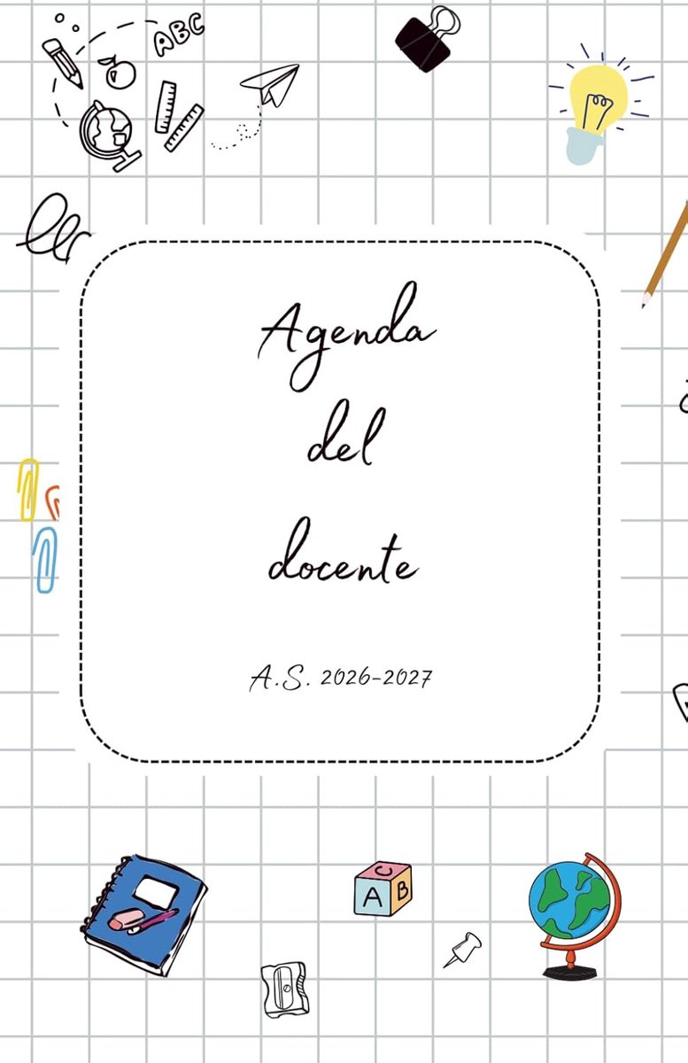 SnelShoppen - Agenda del docente 2026 - 2027: Planner voor docenten met ruime indeling voor collegi, GLO, scrutini en didactische planning, met ruitje