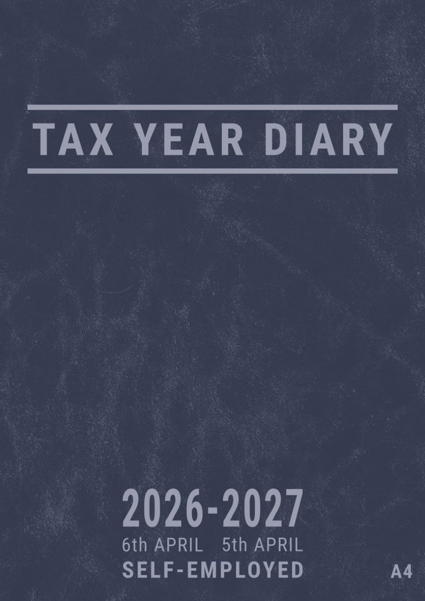 Belastingjaar Agenda 2026-2027 A4 - Fiscal Year 26/27 - Weekoverzicht Planner - Voor Inkomsten en Uitgaven ZZP'er - ShopVlot
