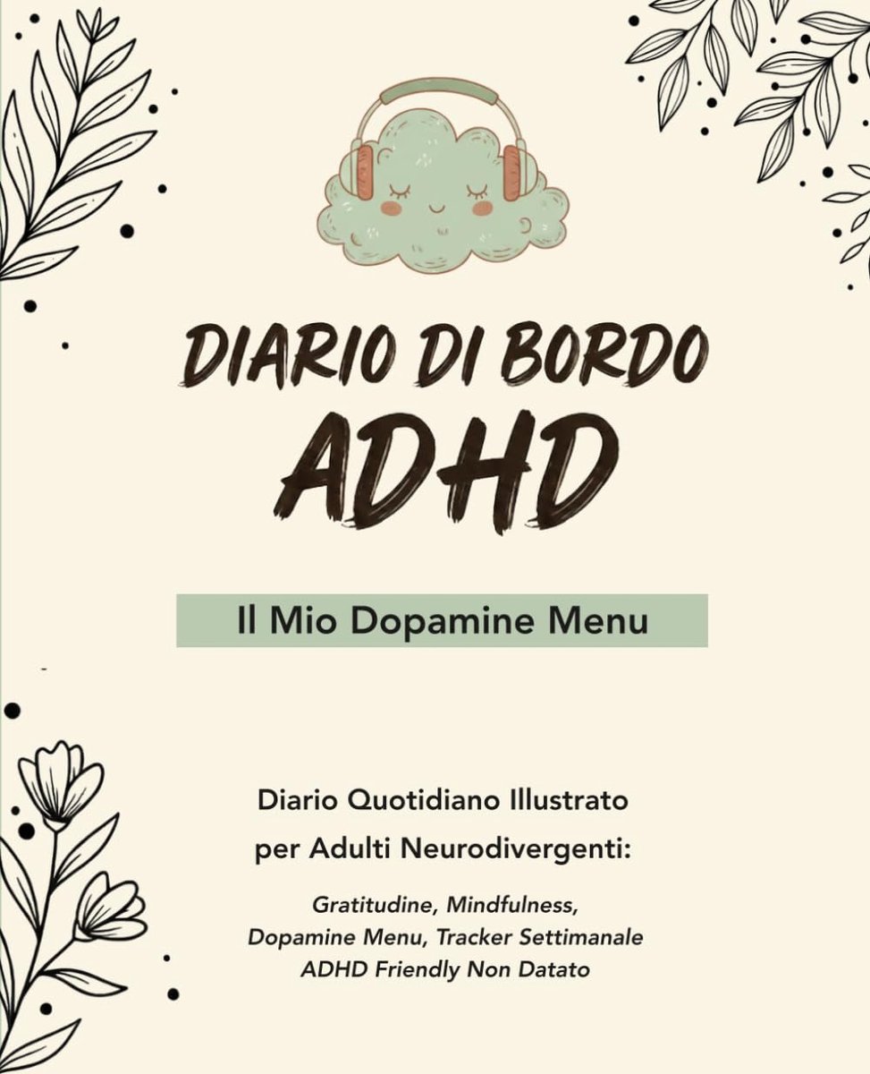 Diario di bordo ADHD - geïllustreerd dagboek - mindfulness en dankbaarheid - ADHD vriendelijk en niet gedateerd - ShopVlot