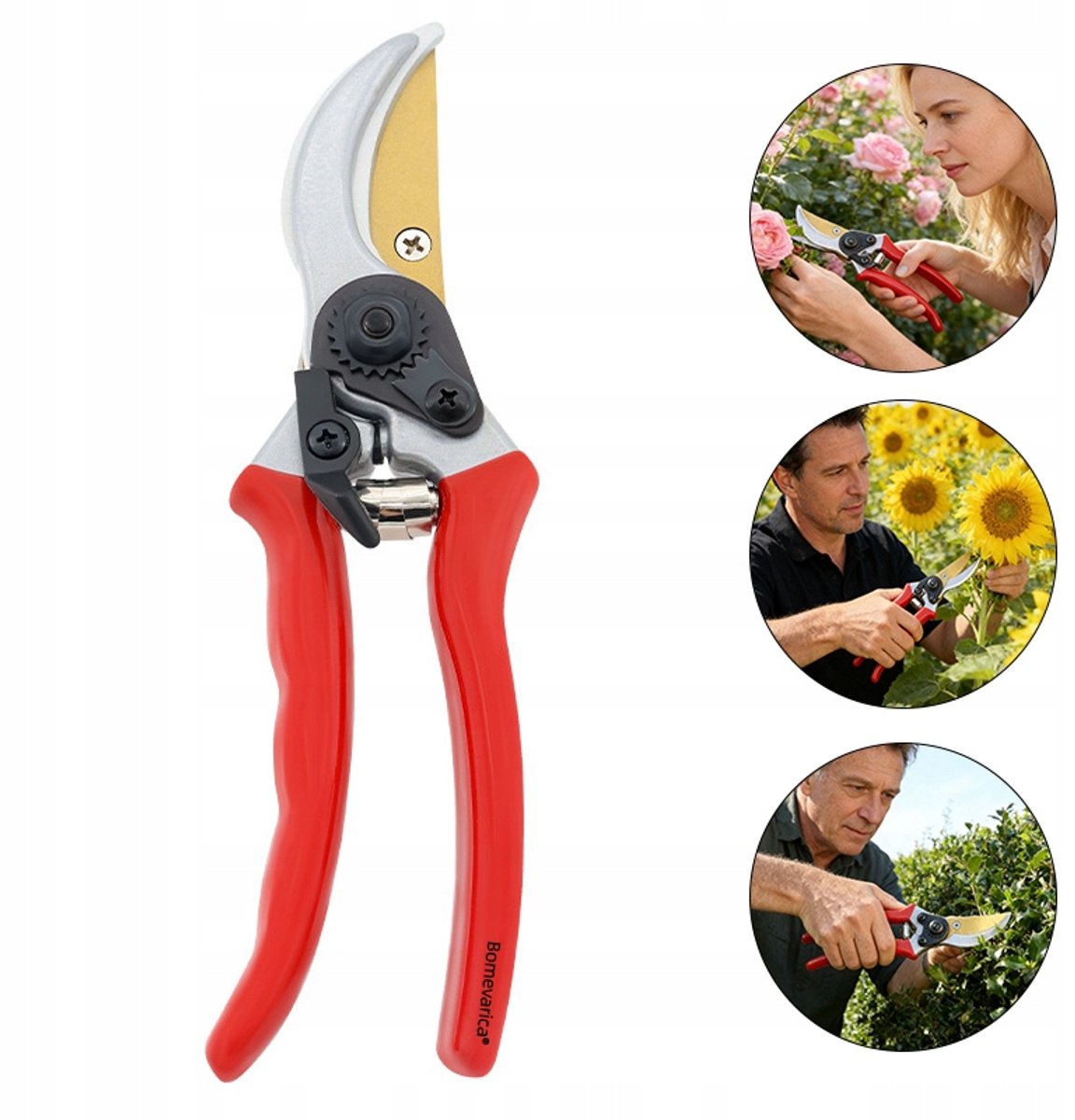 Merkloze Snoeischaar voor Tuinonderhoud - Scherpe Bladen & Ergonomisch Handvat