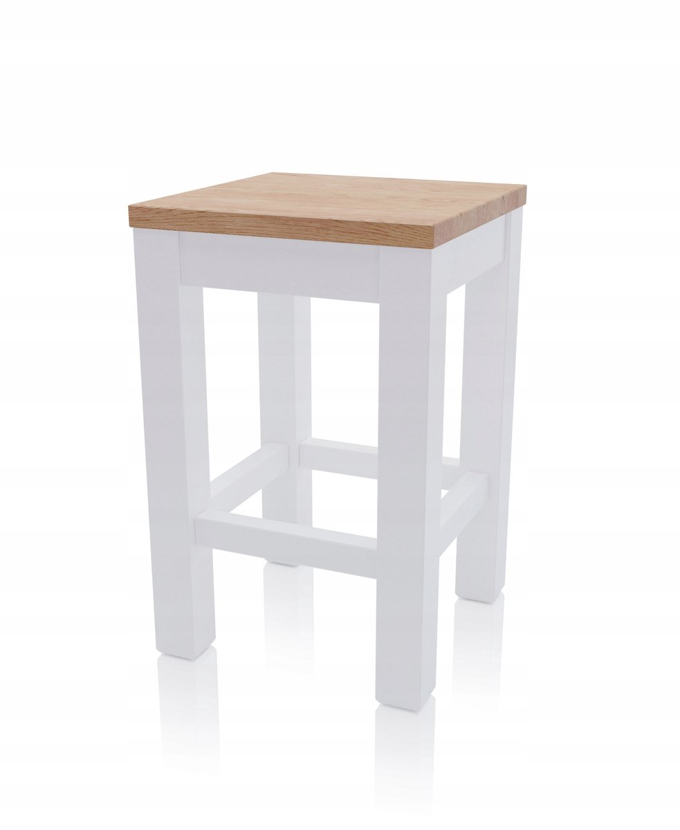 Ergo TP Keukenkruk Wit/Eiken - Massief Hout