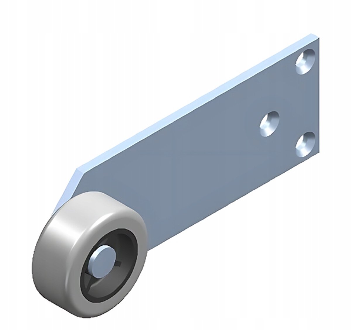 Zwenkbaar Meubelwiel H150 fi 43 mm met Elastische Band