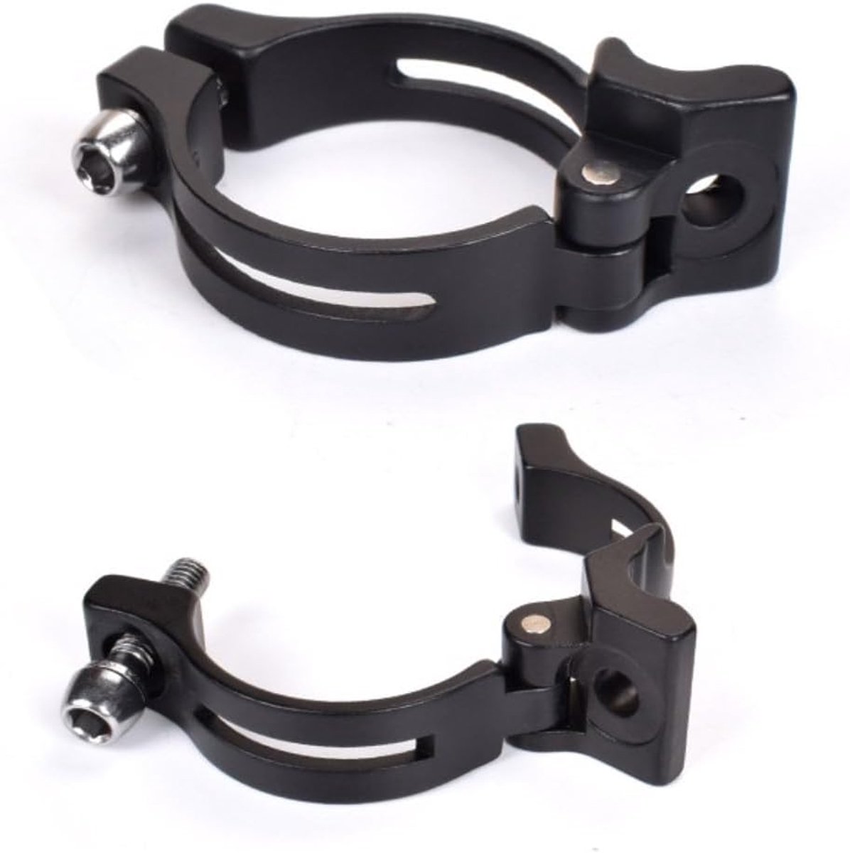 Fiets Klem Adapter voor Derailleur - Verstelbaar 31.8mm - Hoogwaardige Aluminium Legering - Stevige Bevestiging - ShopVlot