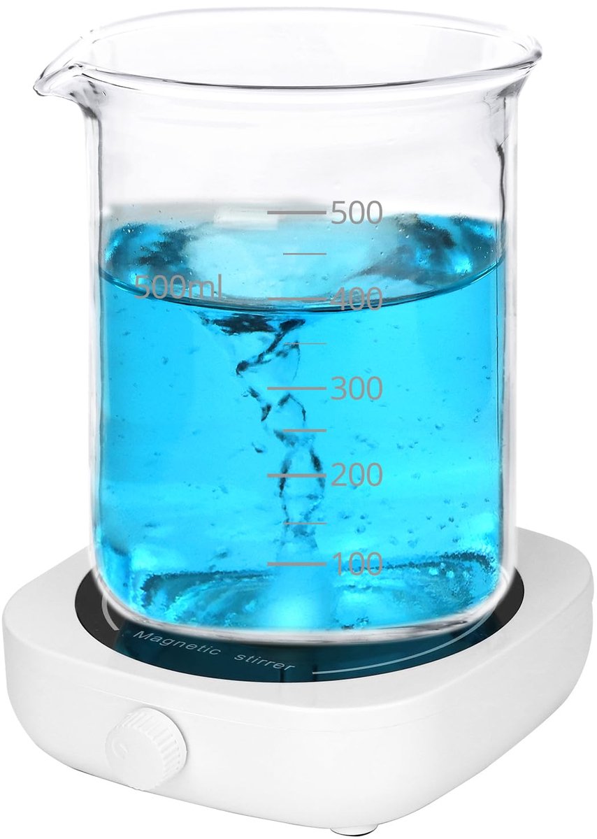 Magnetische roerder 2000rpm - USB gevoed - 1000ml capaciteit - ideaal voor laboratoria - ShopVlot