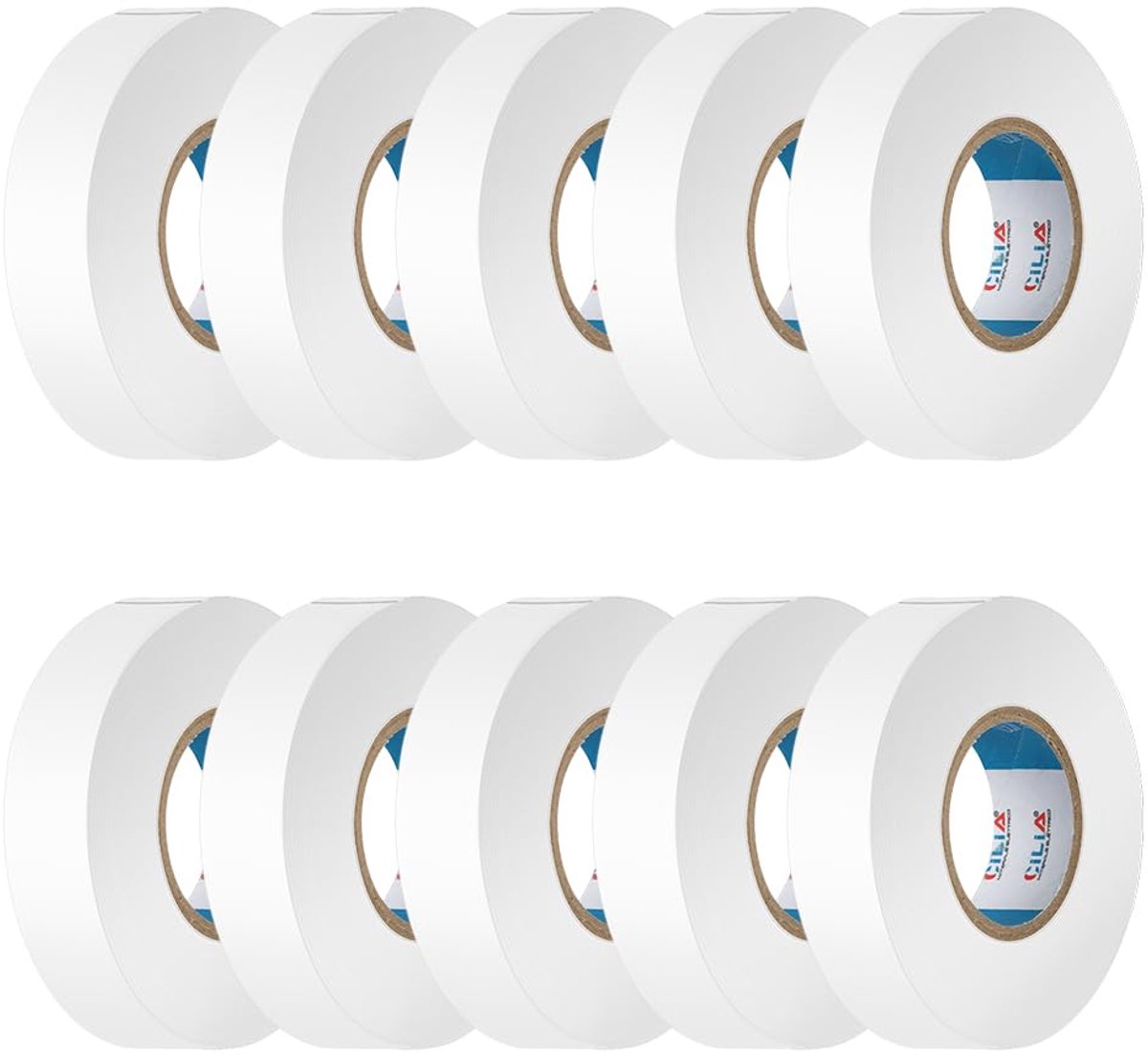 Isolatietape 19 mm x 25 m - PVC - Zelfdovend - Voor elektrische isolatie tot 6 kV - ShopVlot