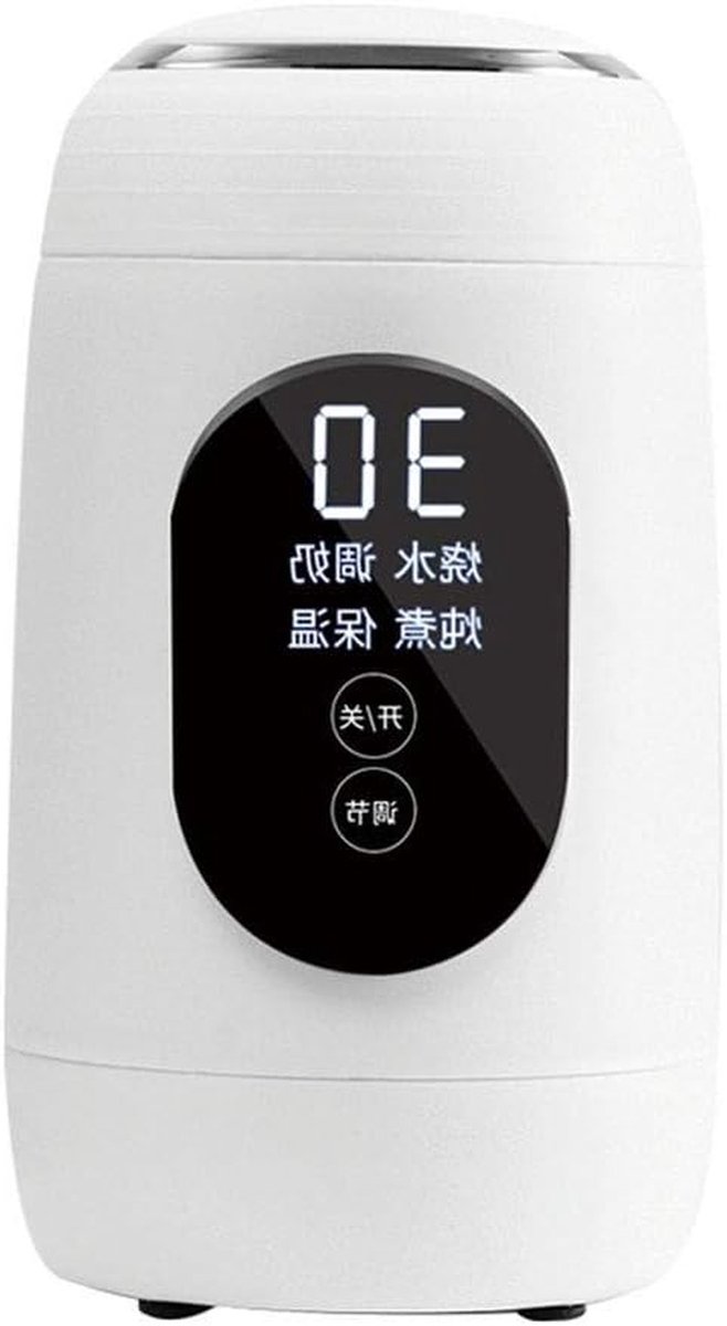 Mini Waterkoker - Reis Waterkoker - Water Koken - Automatische Uitschakeling - 07 m Snoer - Wit