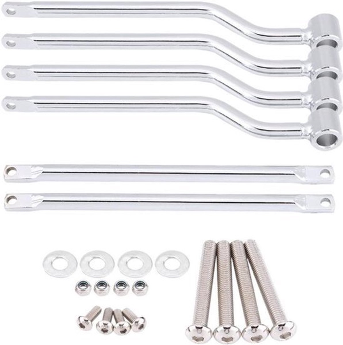 Universele motorzadeltas steunen voor Honda, Suzuki, Yamaha, Kawasaki - Fascia, beschermstrips, schrobstrips