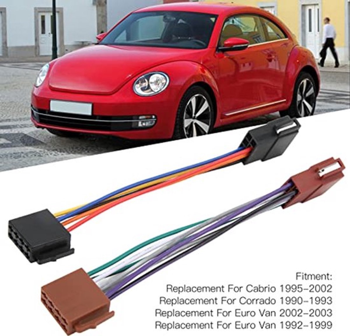ISO Autoradio Draad Kabel Kabelboom Stereo Adapter Connector Adapter Plug Power en Luidspreker Vrouwelijk Plug Mannelijk Naar Vrouwelijk 16-pins ISO Vrouwelijke Radio-ontvangerkabel