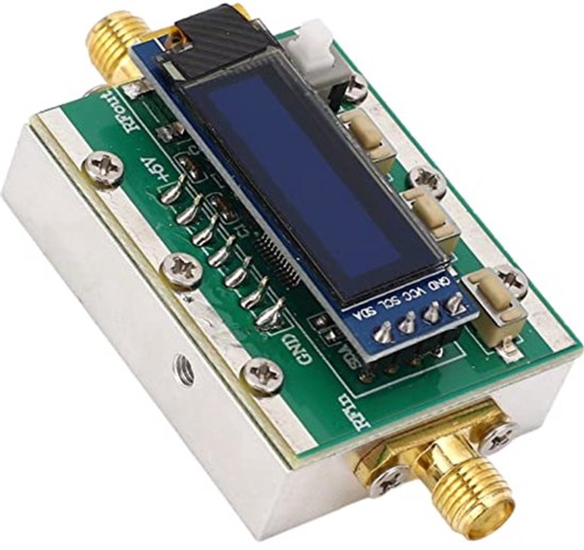 RF Programmeerbare Attenuator 0-31dB, 1dB Stap, 1-3800MHz, PC Controleerbaar, RP SMA Interface Voor Instrumenten, 50Ω Impedantie, MiniUSB 5V Voeding
