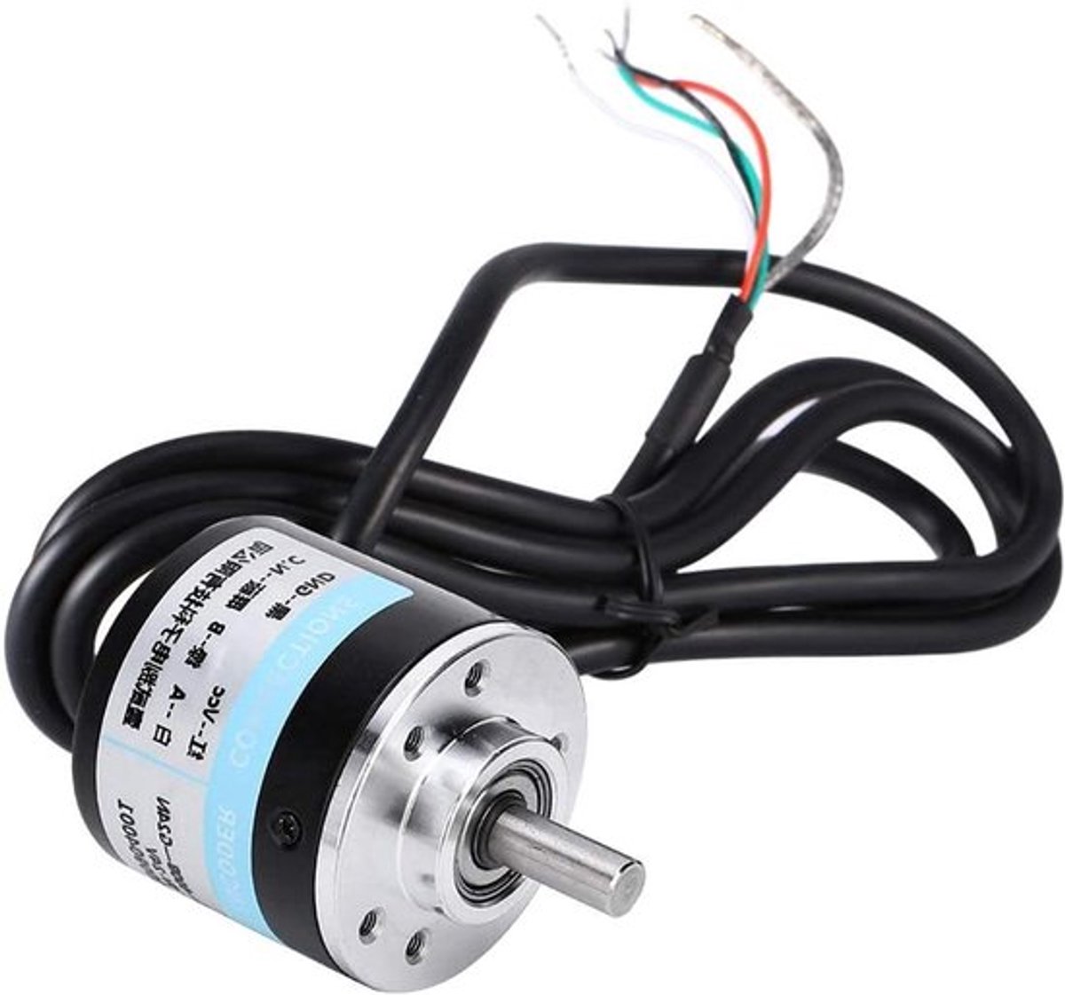 Incrementele roterende encoder 600P/R foto-elektrische optische rotatie-encoder 6 mm as voor intelligente besturing van verschillende verplaatsingsmetingen