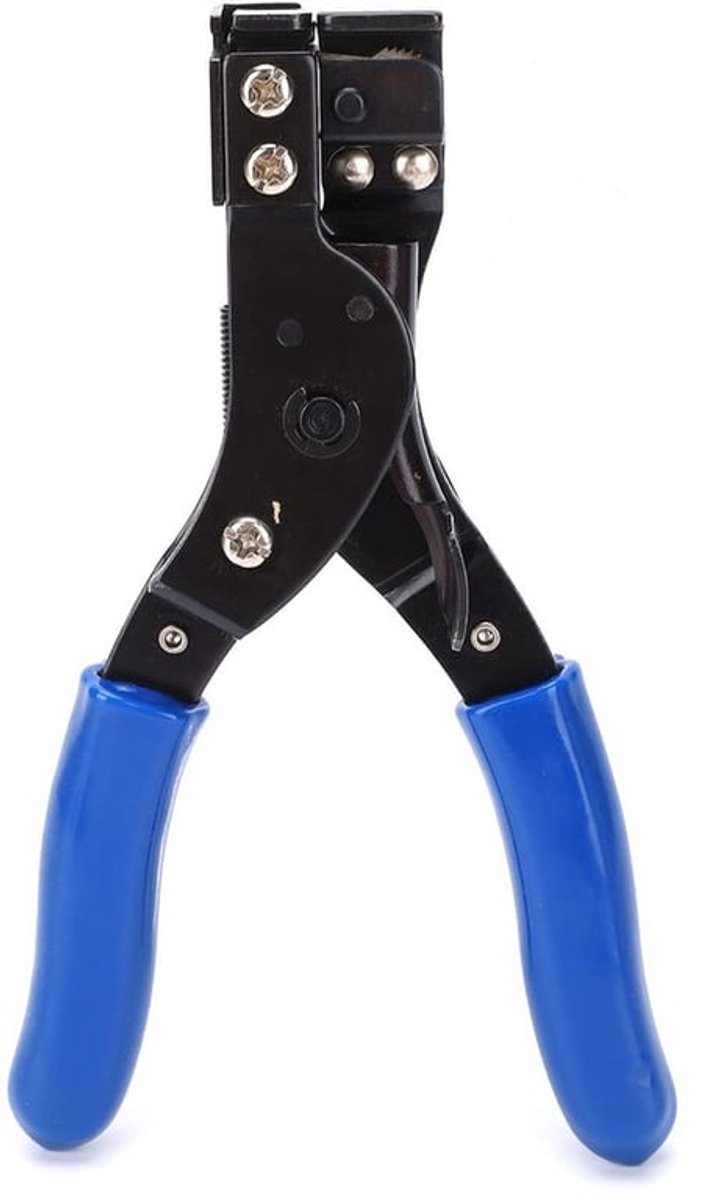Kabeltang, 2-in-1 bevestigings- en snijgereedschap voor banden van 0,1-0,4 inch, bevestigingsstang voor kabelbinders van koolstofstaal