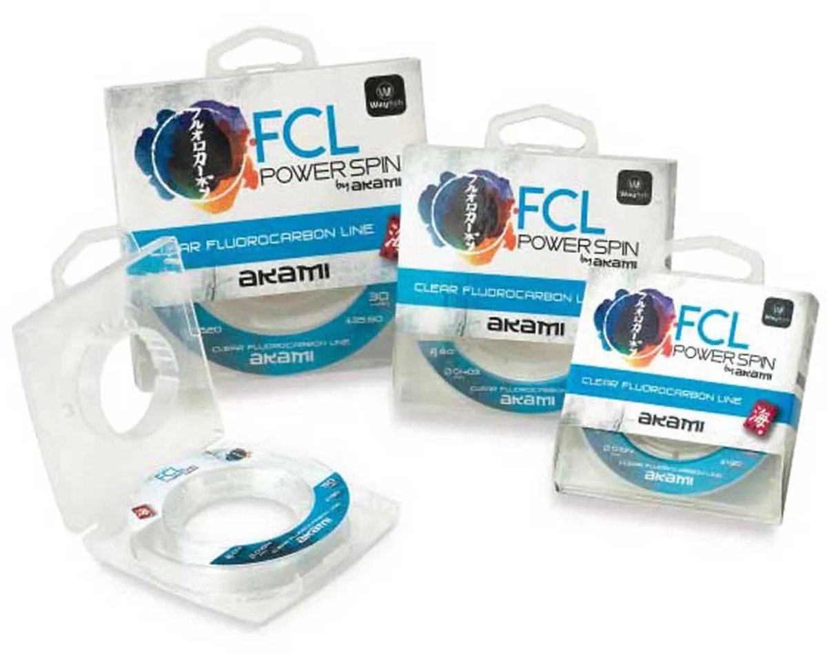 Akami Fcl Power Spin 50 M Flurocarbon Transparant 0.330 mm