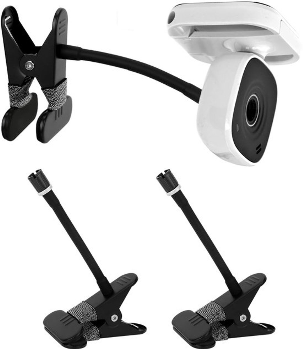 2 stuks flexibele beugel Klembeugel universele beugel compatibel met EufyCam 1/2/3