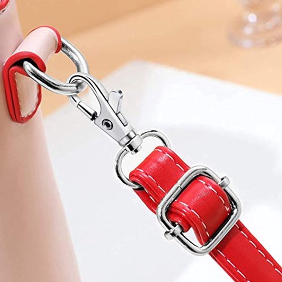 20 stuks draaibare karabijnsluitingen, draaibare karabijnhaakjes, sleutelhangers, draaibare haken, sleutels, splitringen, knutsel- en sieradenaccessoires