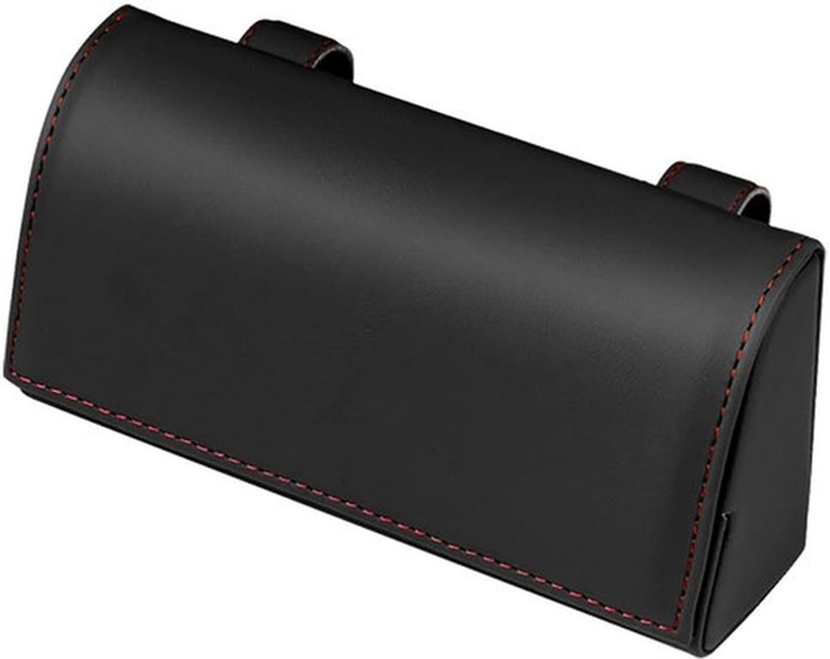 Zonnebrilhoes voor in de auto, multifunctionele opbergdoos met verborgen magnetische sluiting (Zwart)