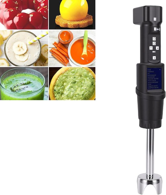 Staafmixer Commercieel - Handmixer Keukenmixer - Professionele Keuken - Borstelloze Motor - 200 mm Staaf - Zilver — afbeelding 5