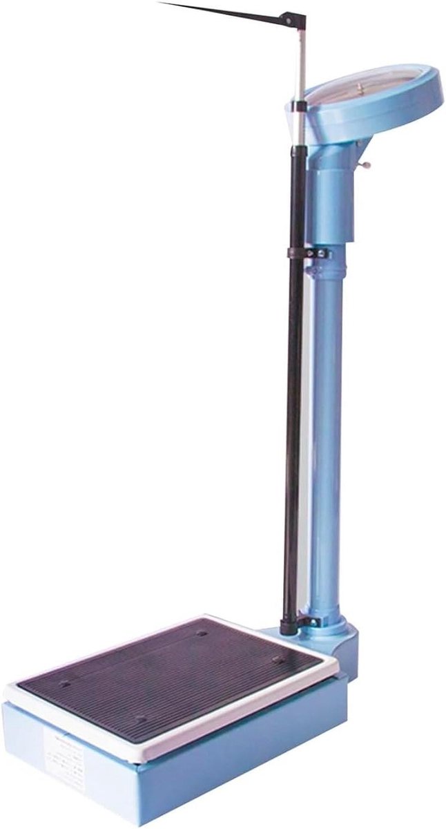 Mechanische Weegschaal - Hoogte en Gewicht Meter - Gezondheid Meten - Geen Batterijen Nodig - 160 kg / 190 cm