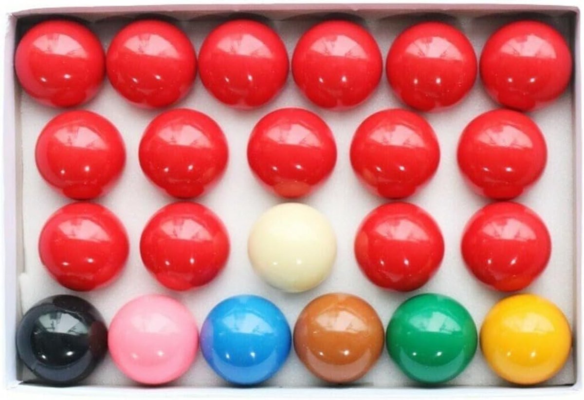 Snookerballen set 52.5mm - A-klasse - Fenolhars - Duurzaam en polijst - ShopVlot