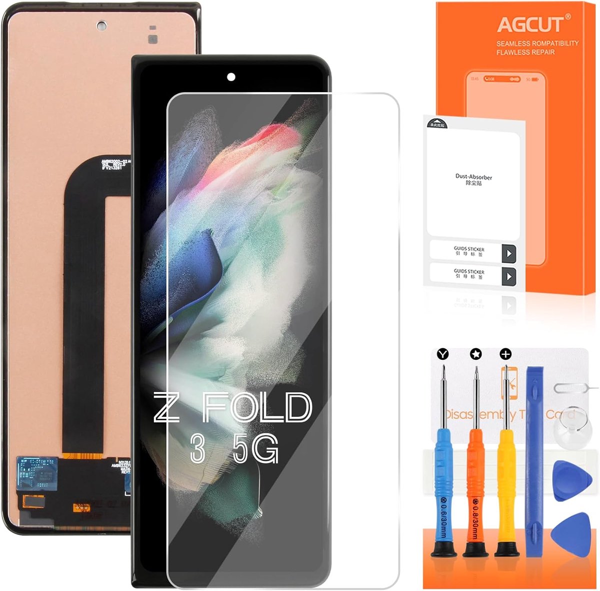 LCD-scherm voor Samsung Z Fold 3 5G 6,2 inch - zwart - touchscreen - eenvoudig te monteren - ShopVlot