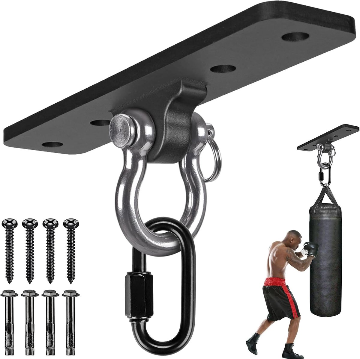 Punching bag muurbeugel - zware uitvoering - verstelbaar - optimaliseer je training - ShopVlot