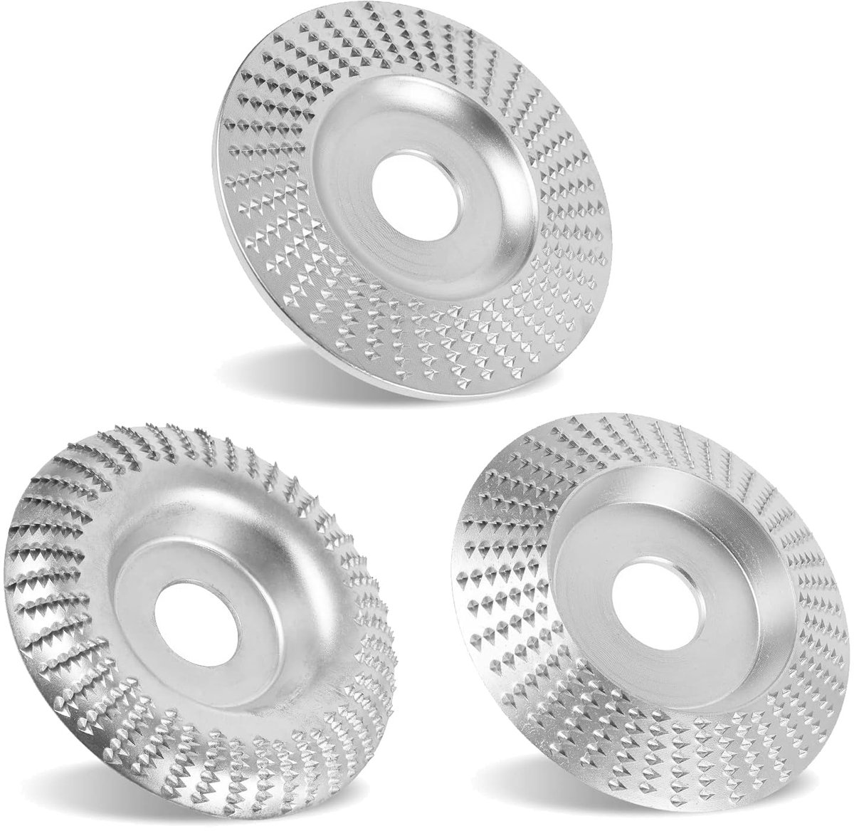 Schuurdisc hout 125 mm - tungsten carbide - voor slijpen en vormen - hoogwaardig en duurzaam - ShopVlot