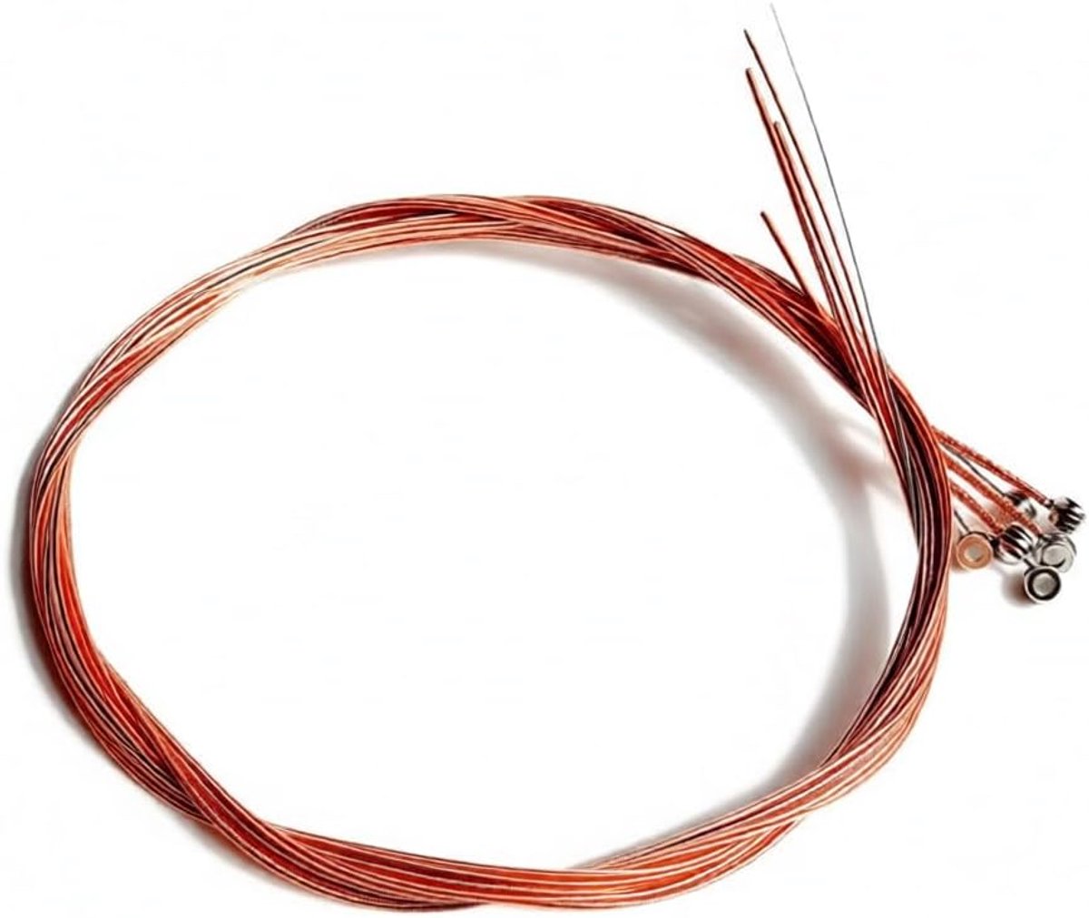 Guitar Strings 6pcs - Rvs Akoestische Gitaar Snaren - Warm Klank - Perfecte Vervangingssnaren - ShopVlot
