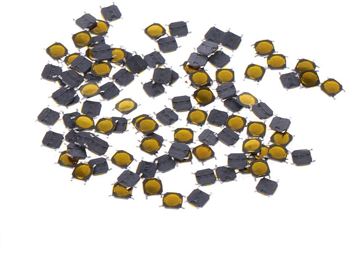 Micro Momentary Drukknop Schakelaar 4x4x0.7mm - 4 Pin - Hoge kwaliteit - Voor elektronische toepassingen - ShopVlot