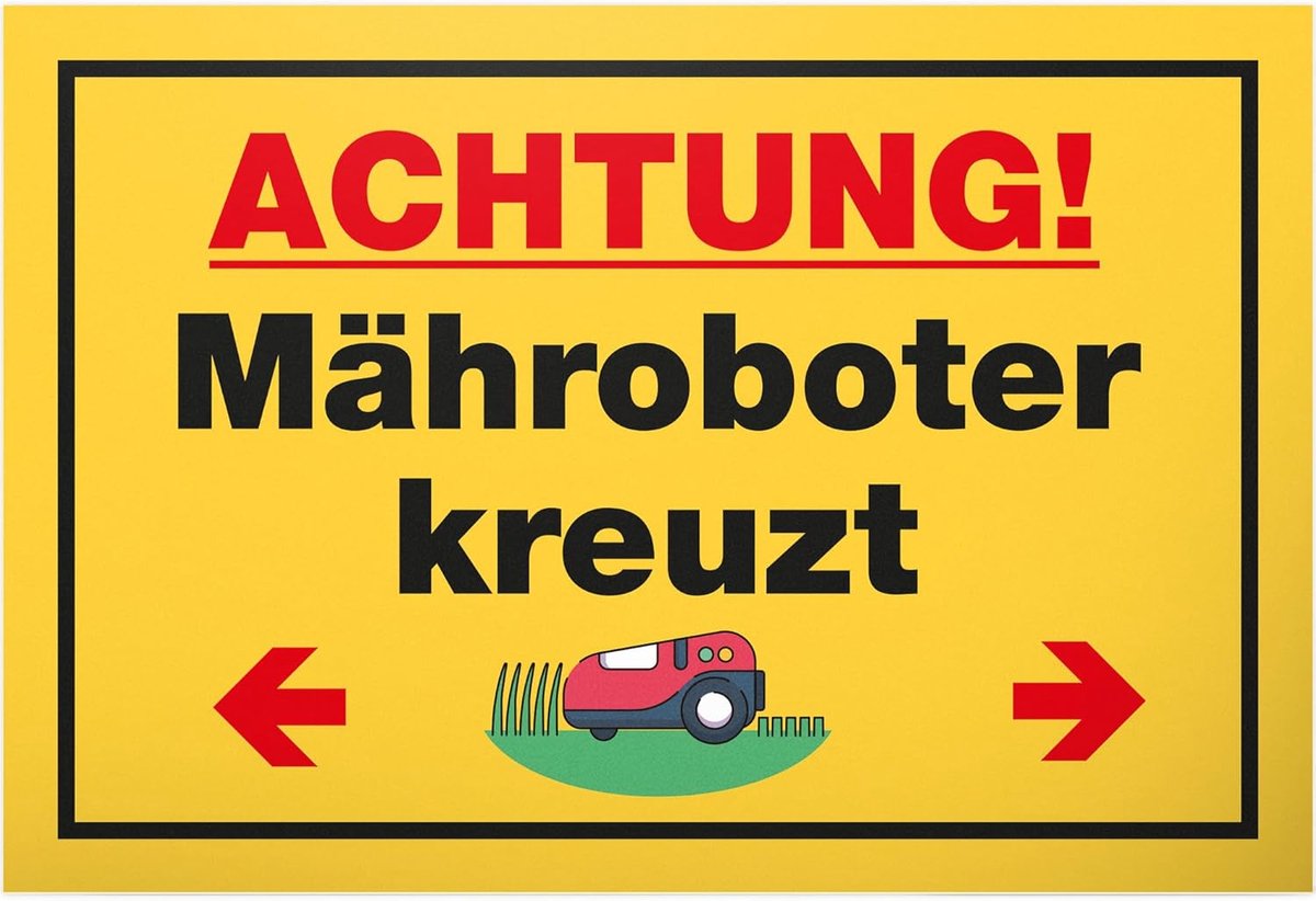 Waarschuwingsbord tuin 30 x 20 cm - Grappige tekst - Weerbestendig en duurzaam - Perfect cadeau voor tuinliefhebbers - ShopVlot