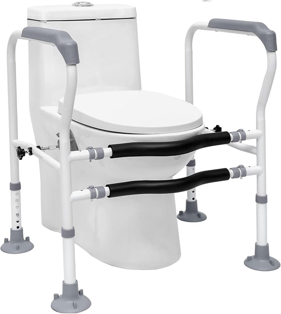 Toiletsteun frame - Verstelbaar - Vrijstaand - Veilig en stabiel - ShopVlot