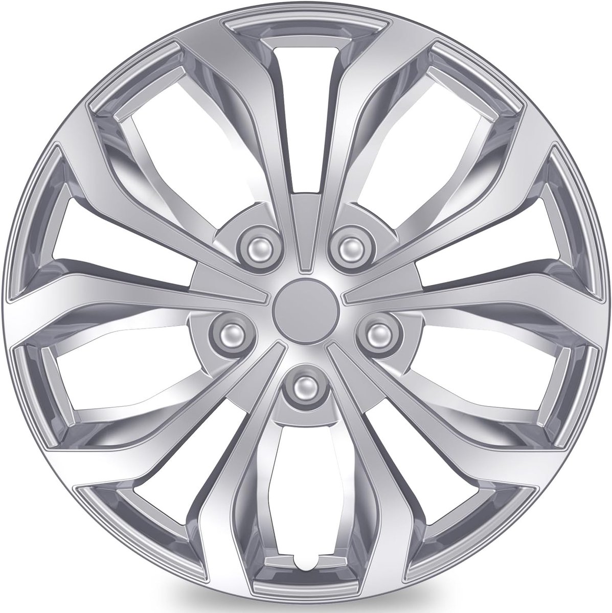 Wielcovers 16 Inch - Set van 4 - Zilver - Voor stalen velgen - ShopVlot