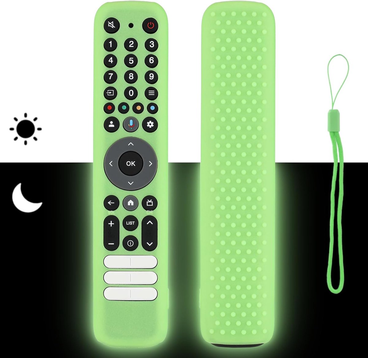 Silicone beschermhoes voor TCL RC833 GUB1 - Neon groen - Schokbestendig - Ideaal voor extra grip - ShopVlot