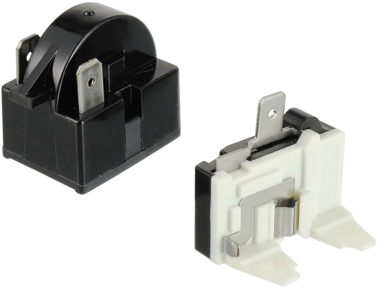 Starter relais 2-polig 15 Ohm - Overbelastingsbeveiliging - Geschikt voor koelkastcompressor - ShopVlot