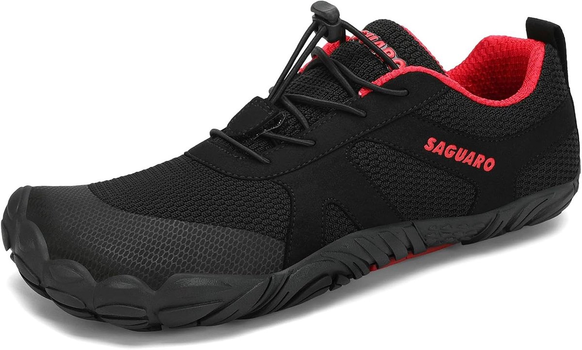 Minimalistische schoenen maat 42 - zwart - ademend - ideaal voor trektochten - ShopVlot
