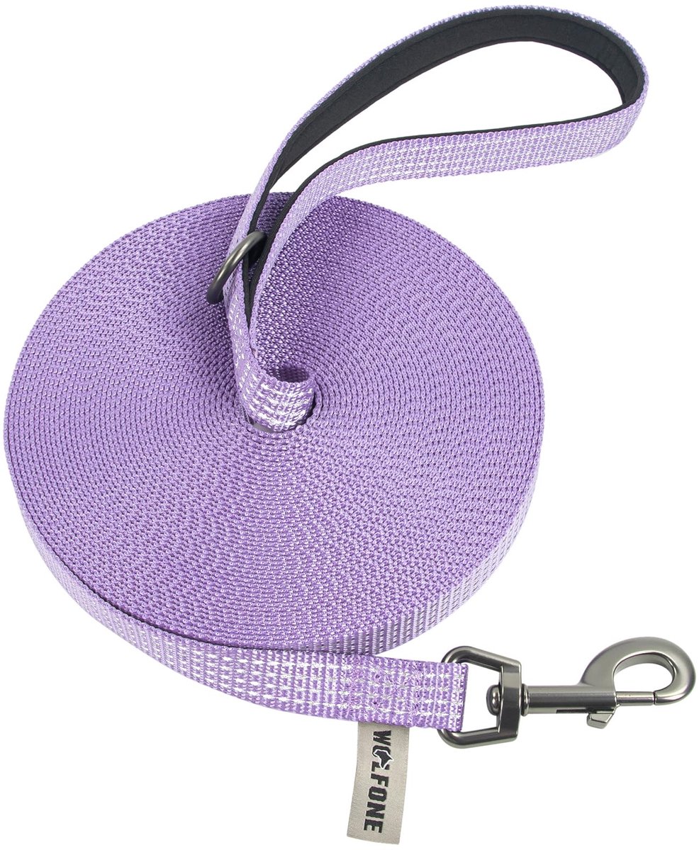Hondenriem 3 m Paars - Nylon - Sterk en comfortabel - Ideaal voor training - ShopVlot