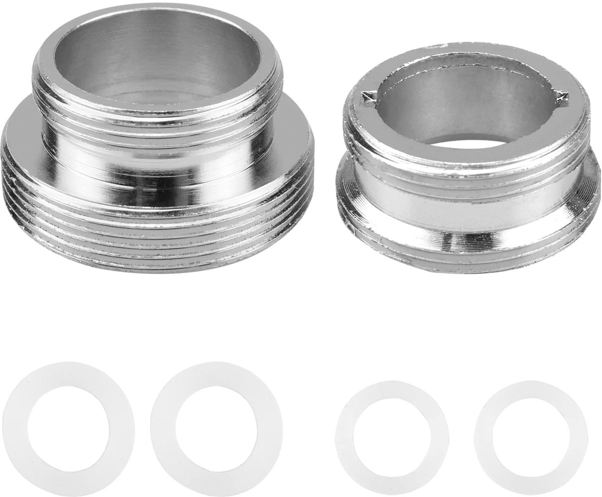 Kraanadapter 22mm naar 24mm - Metalen Aansluiting - Voor Tuinslang en Waterfilter - Eenvoudige Montage - ShopVlot