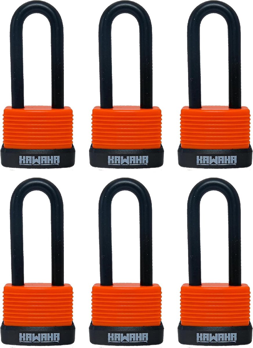 Aluminium Hangslot 92/40L-6P - Waterdicht - Lang slot met sleutel - Ideaal voor garage - ShopVlot