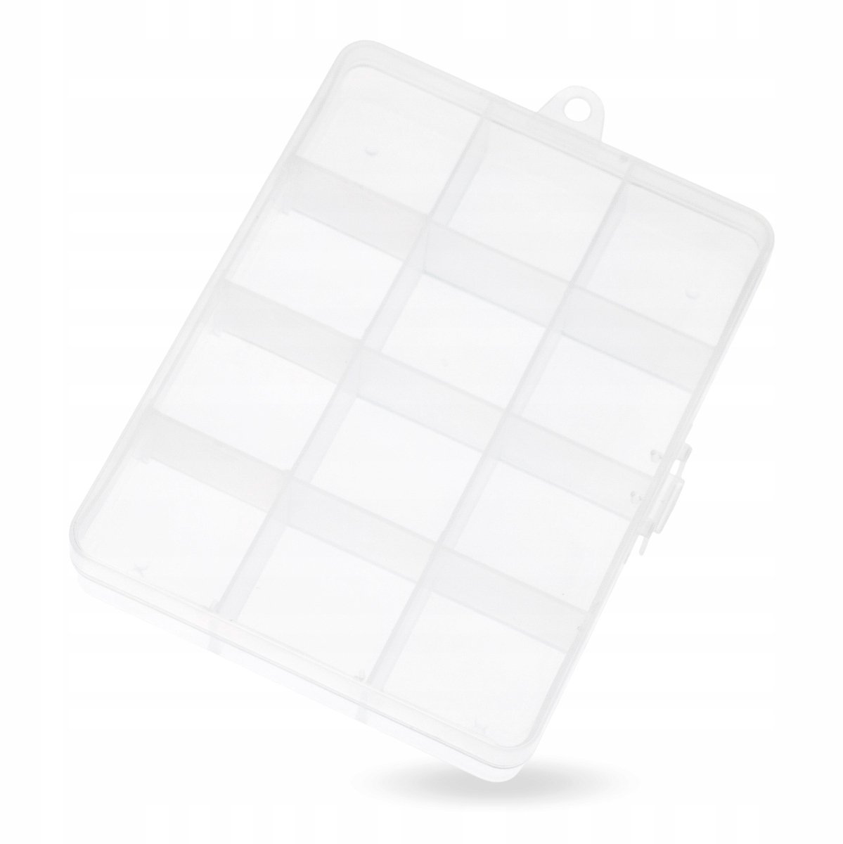 Kunststof Organizer met 12 Vakjes voor Kralen & Strass - 13x10x2.2cm