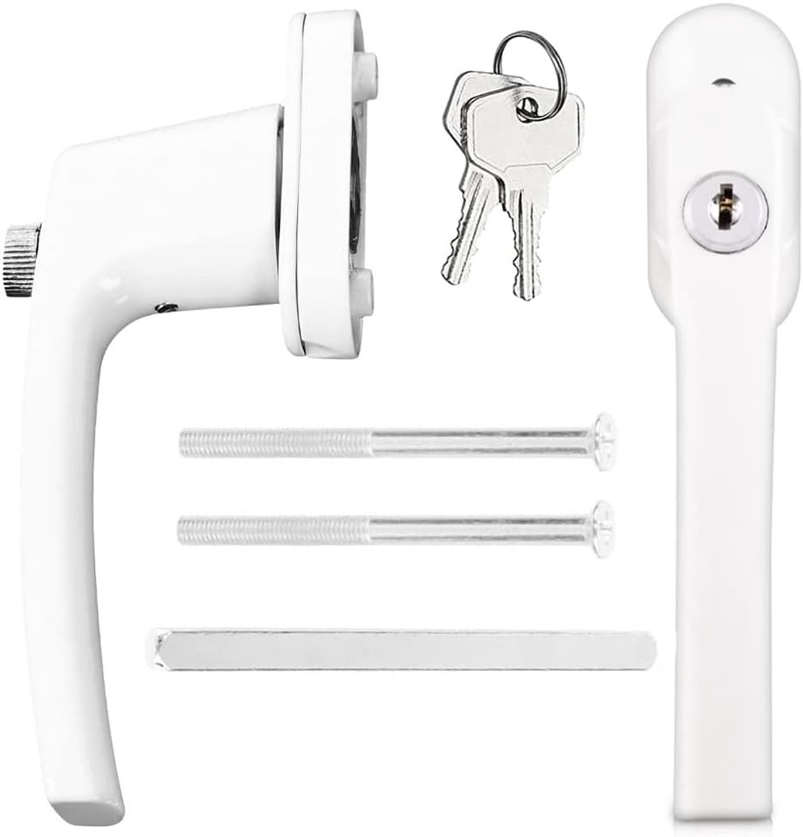 Raamhandgrepen 1 Paar - Aluminium - Lockbaar ontwerp - Veilig en stijlvol - ShopVlot